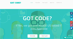 Desktop Screenshot of gotcode.com